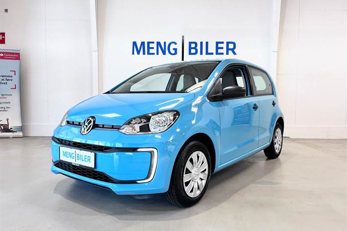 Blå VW e-up fra 2021