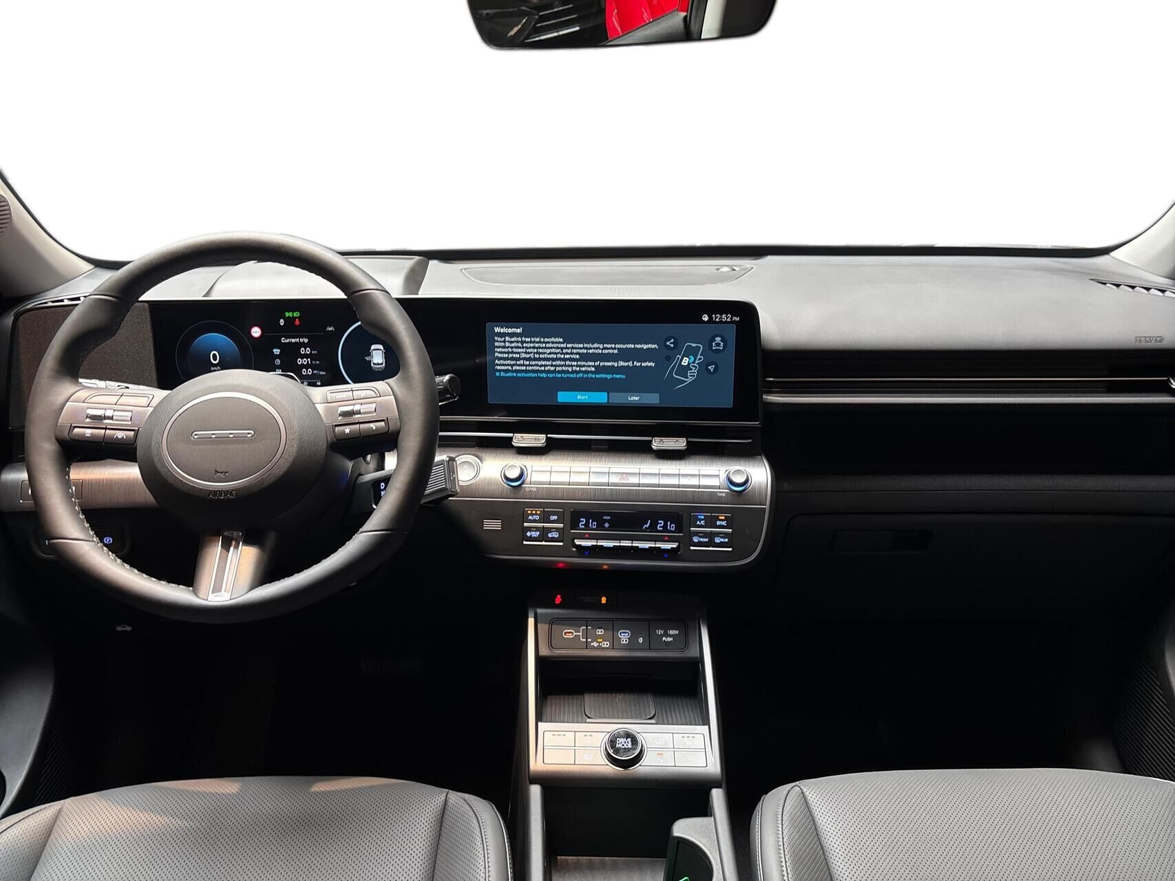 Rød Hyundai Kona fra 2026