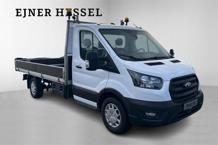 Hvid Ford Transit 350 L3 Chassis fra 2024