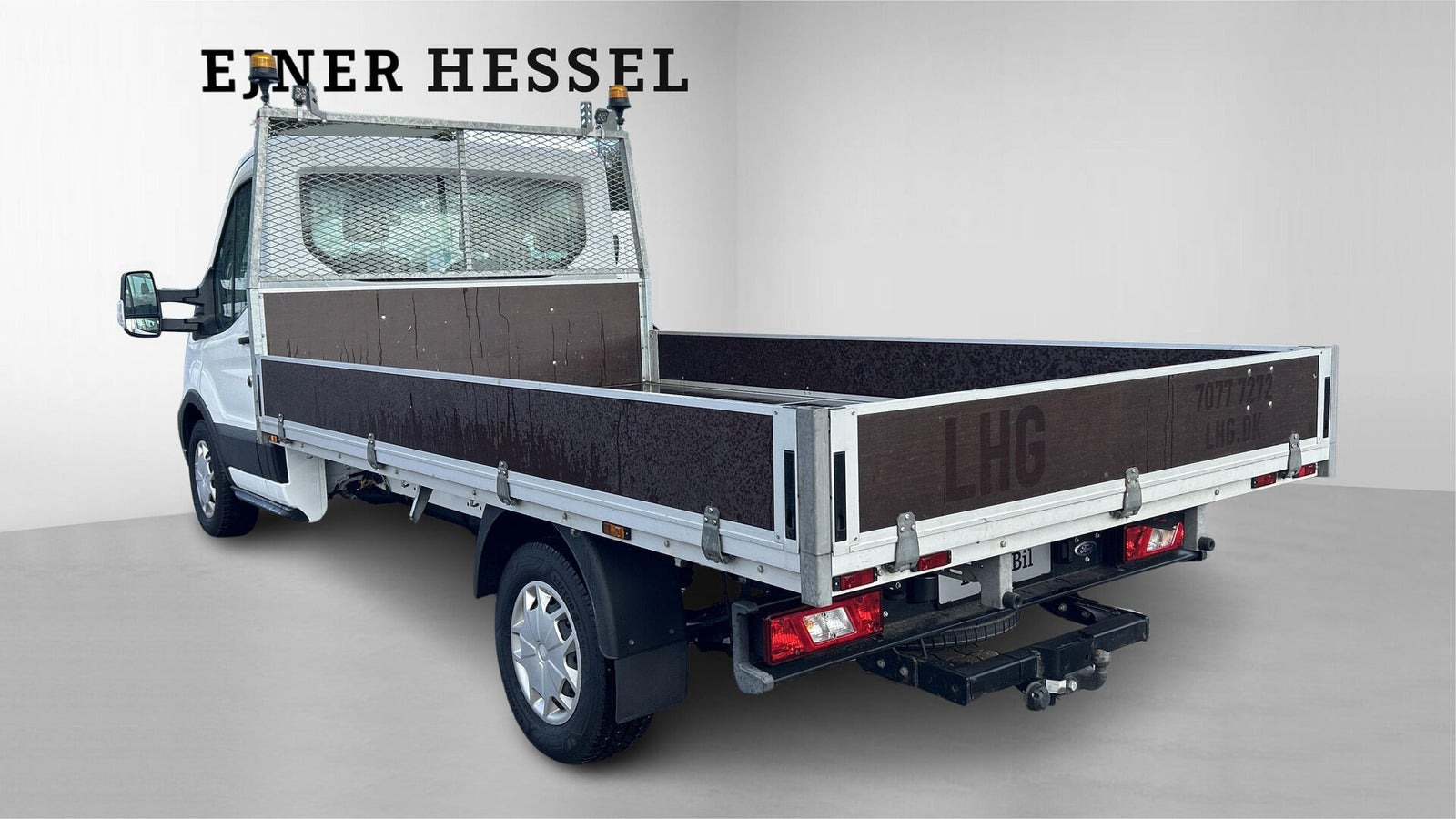 Hvid Ford Transit 350 L3 Chassis fra 2024