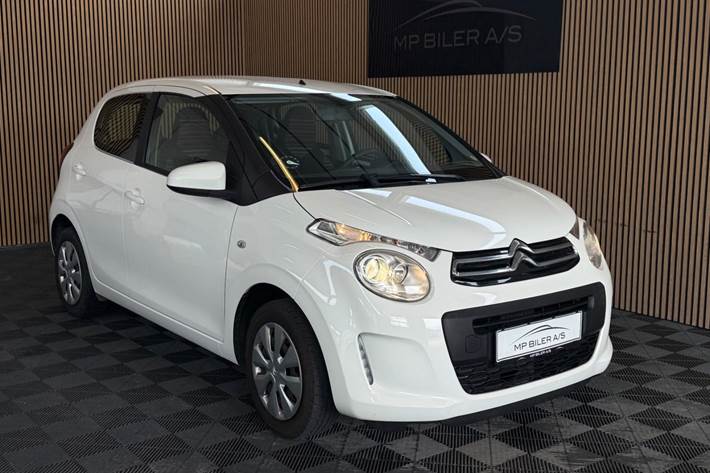 Hvid Citroën C1 fra 2020 set udefra