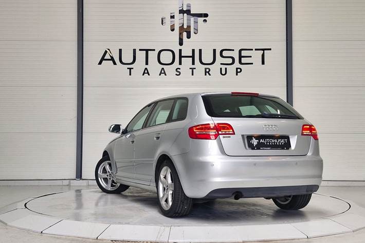 Sølv Audi A3 fra 2011