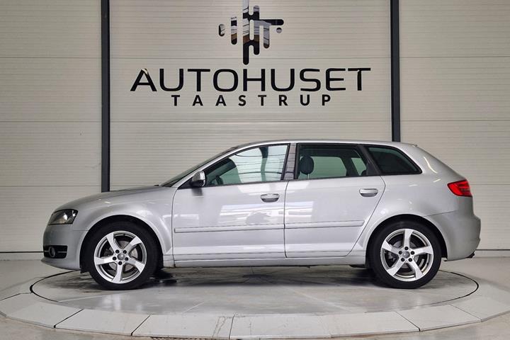 Sølv Audi A3 fra 2011