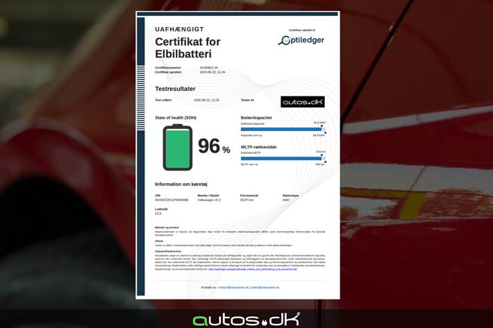 Rød VW ID.3 fra 2023