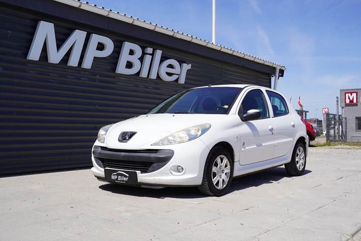 Hvid Peugeot 206+ fra 2012