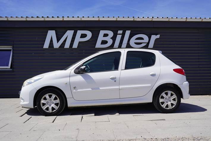 Hvid Peugeot 206+ fra 2012