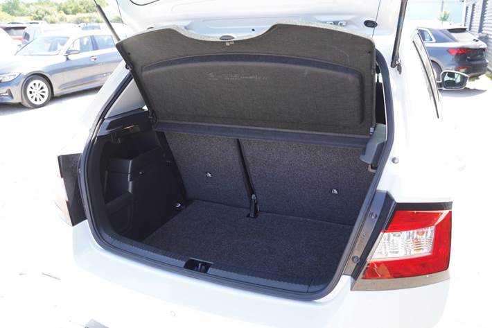 Hvid Skoda Fabia fra 2016