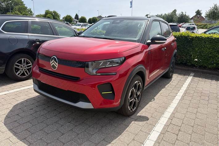 Rød Citroën ë-C3 fra 2025