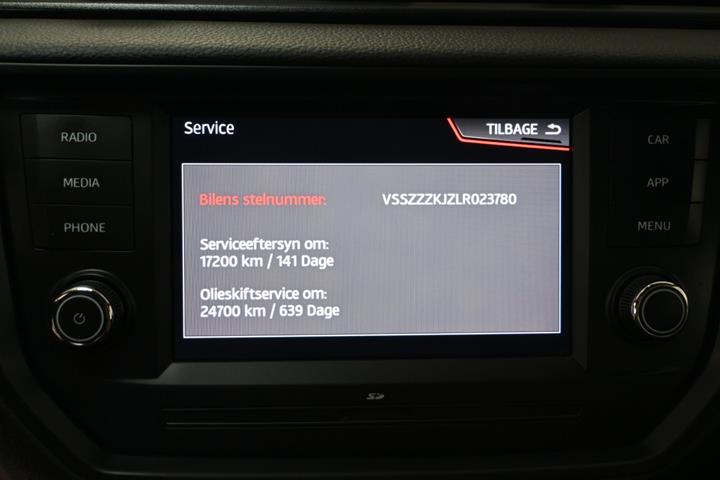Grå Seat Ibiza fra 2020