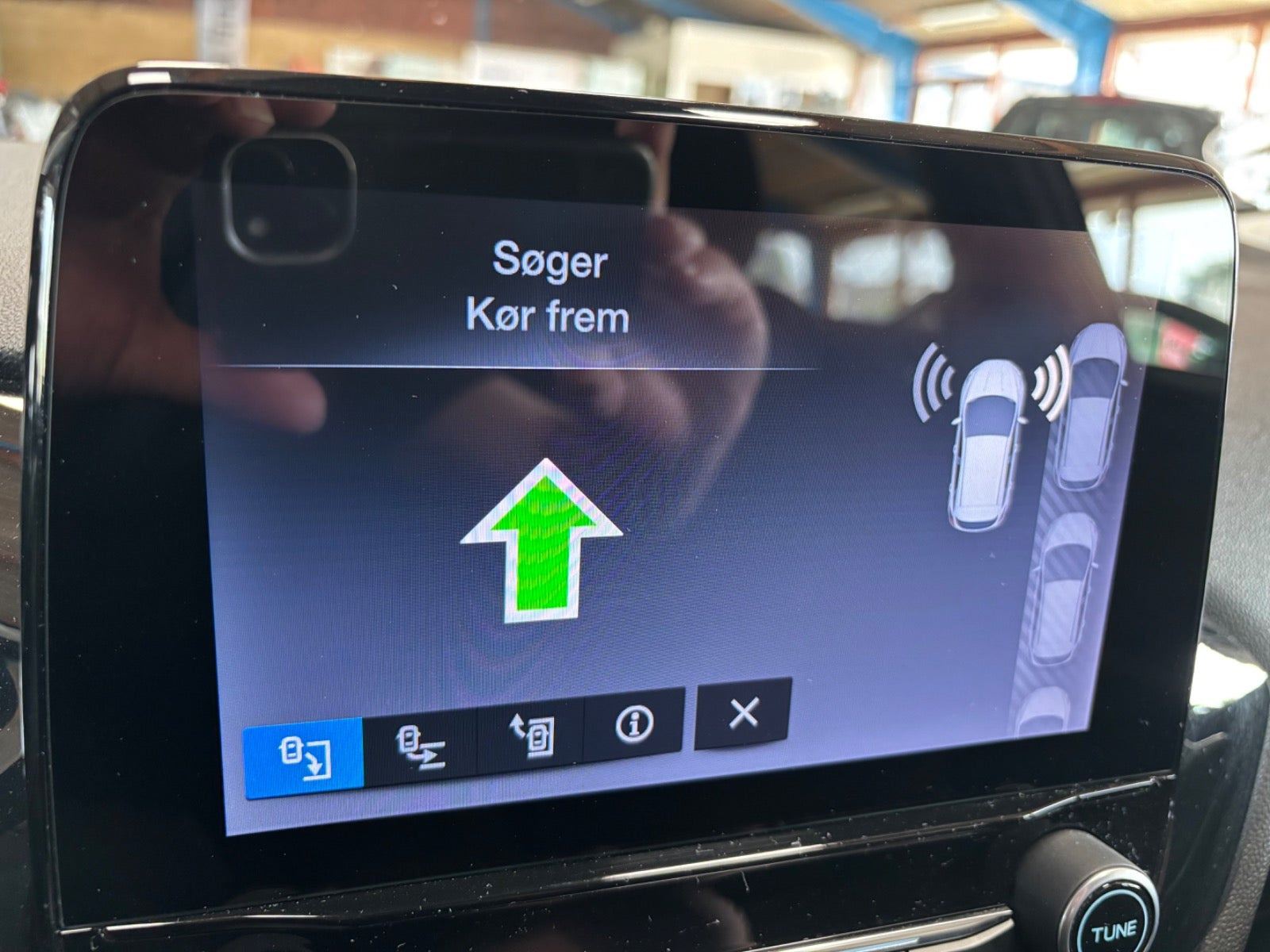 Grå Ford Fiesta fra 2019