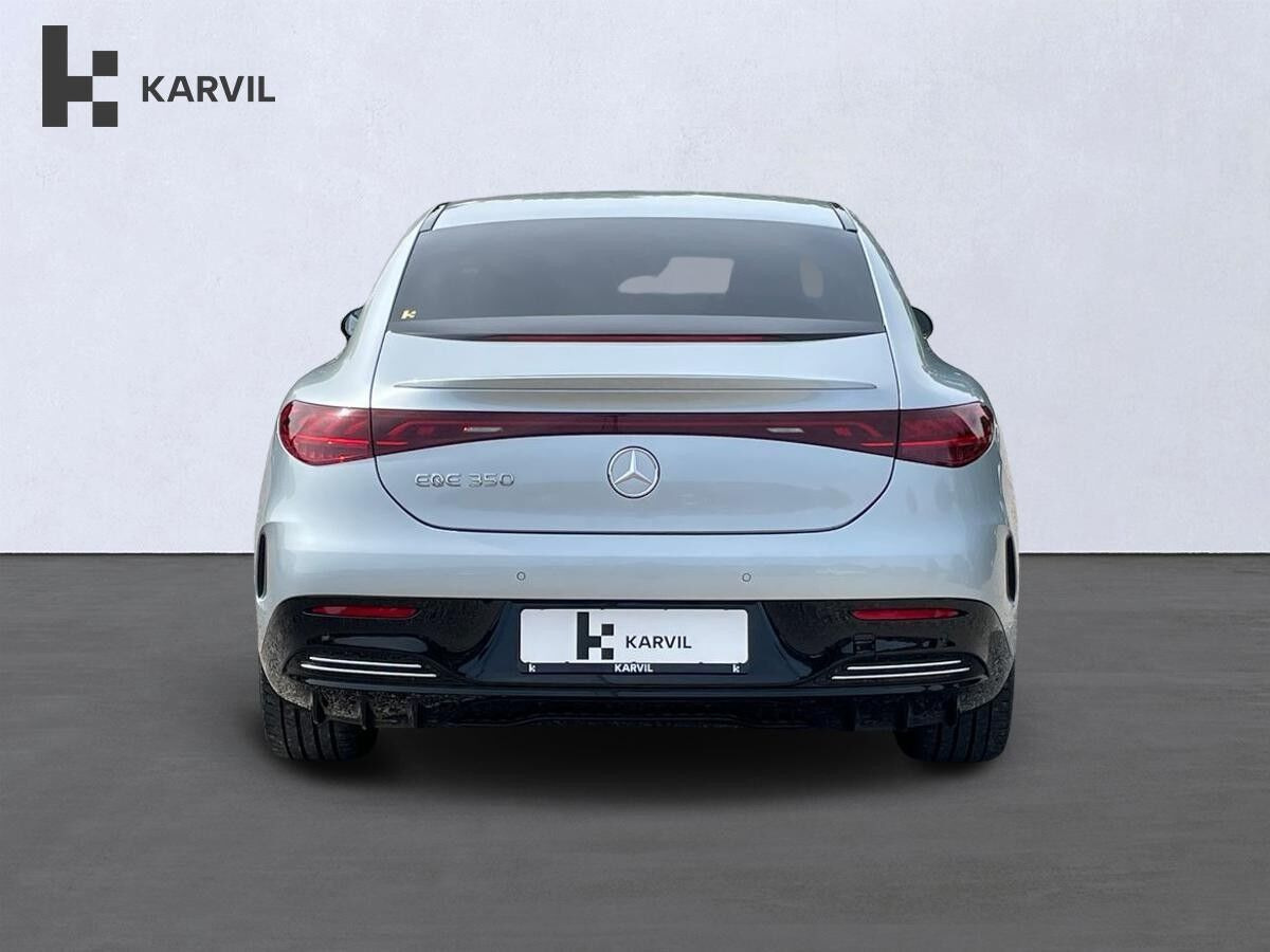 Sølv Mercedes EQE350 fra 2024