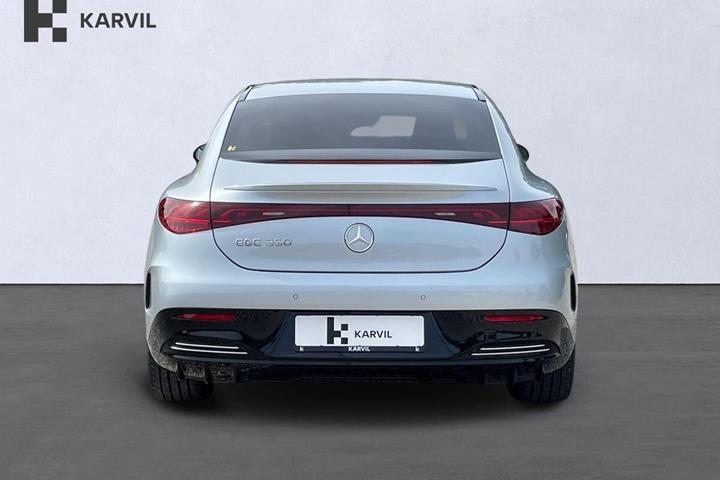 Sølv Mercedes EQE350 fra 2024