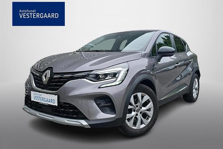 Grå Renault Captur fra 2020 set udefra