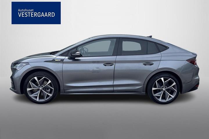 Grå Skoda Enyaq fra 2024