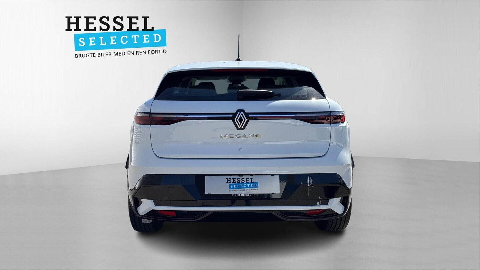 Hvid Renault Megane E-Tech fra 2023