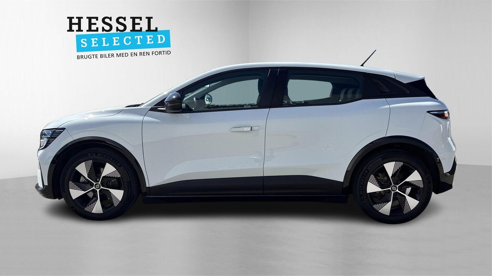 Hvid Renault Megane E-Tech fra 2023