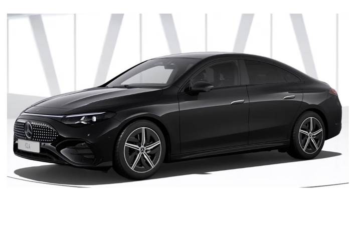 Sort Mercedes CLA250+ fra 2025
