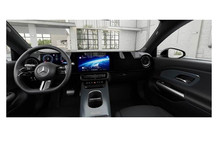 Sort Mercedes CLA250+ fra 2025
