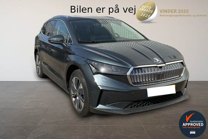 Grå Skoda Enyaq fra 2022