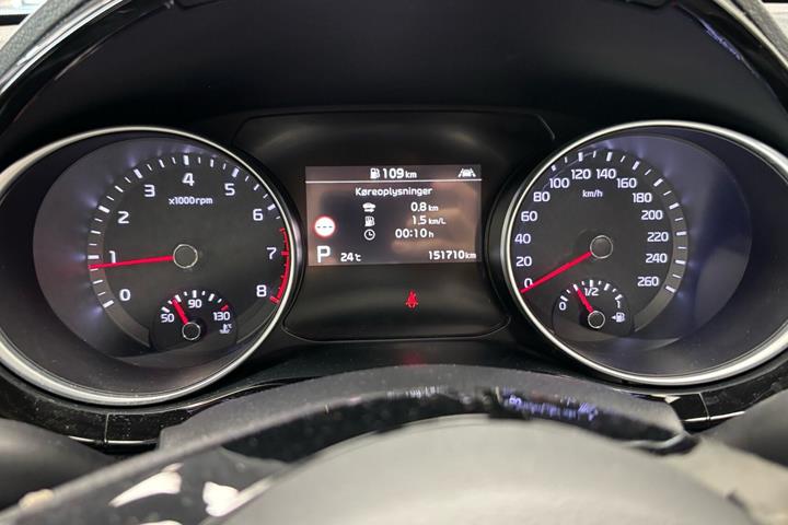 Blå Kia Ceed fra 2020