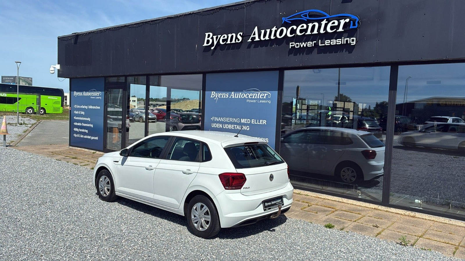 Hvid VW Polo fra 2018
