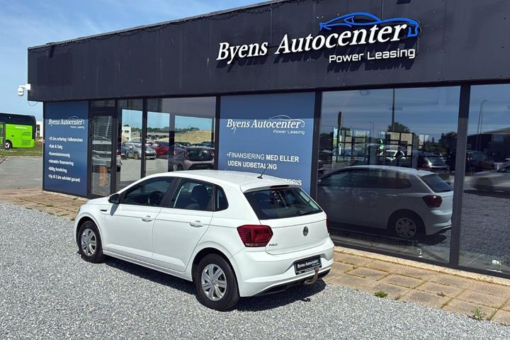 Hvid VW Polo fra 2018