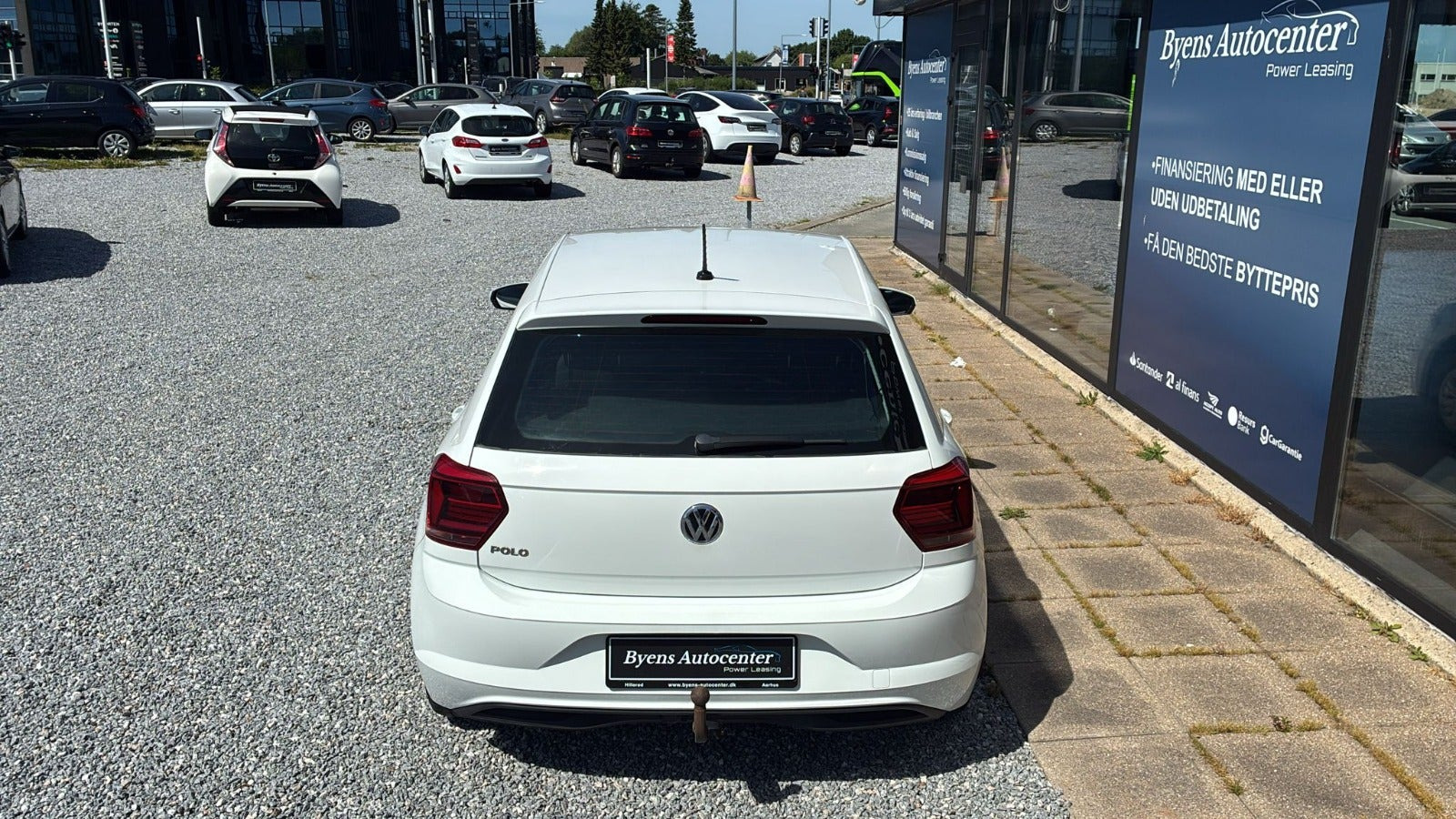 Hvid VW Polo fra 2018