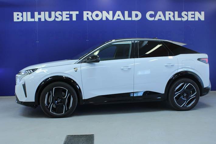Hvid Peugeot e-3008 fra 2024