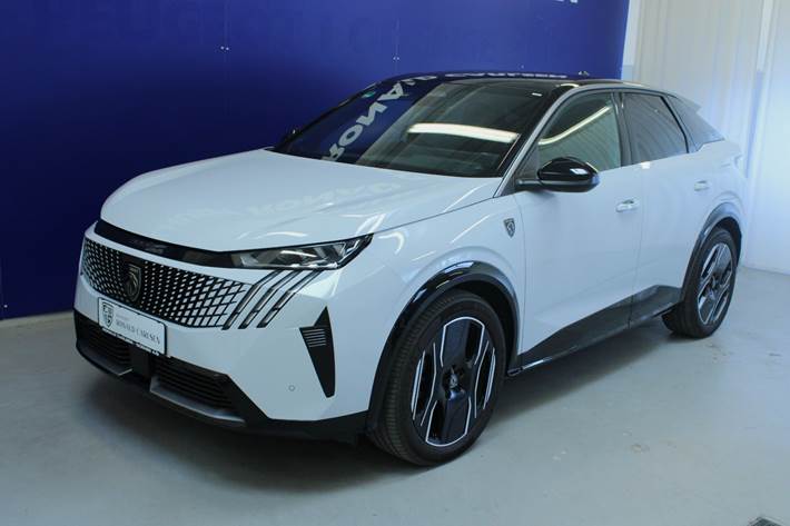 Hvid Peugeot e-3008 fra 2024