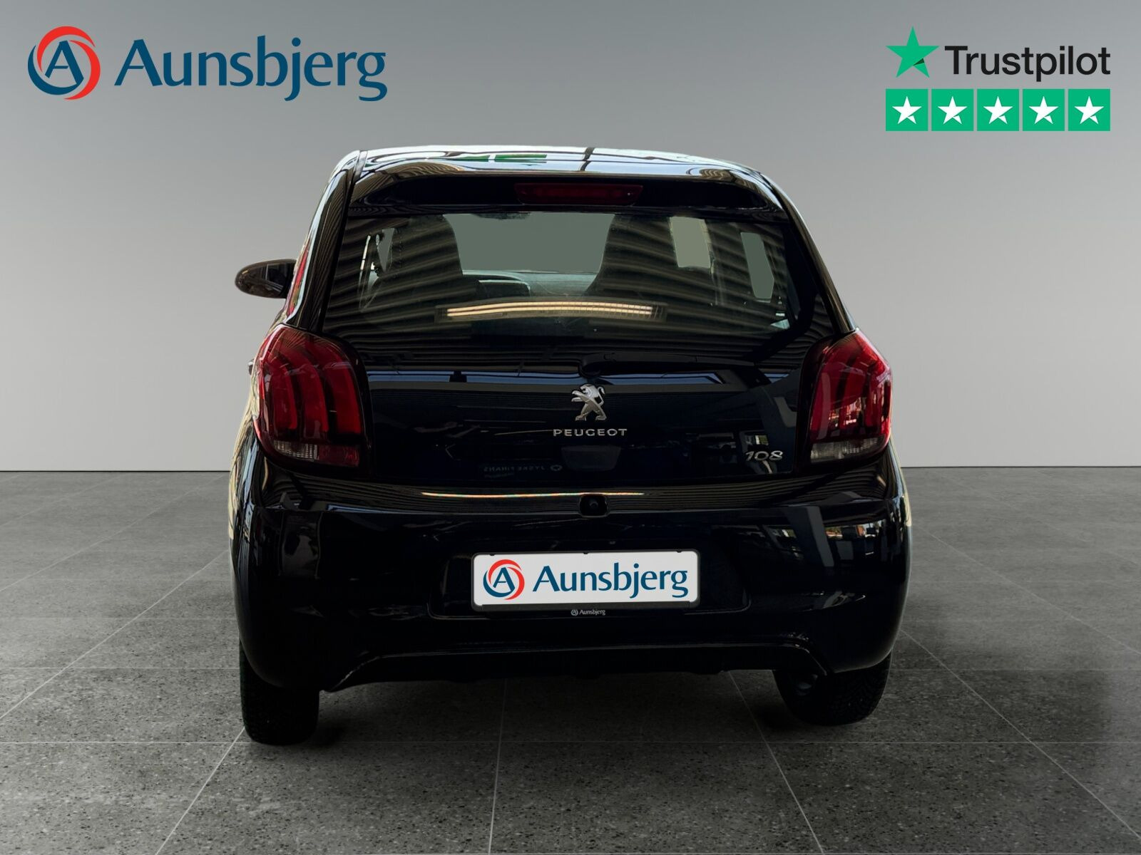 Sort Peugeot 108 fra 2019