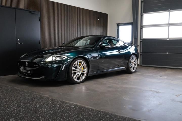 Grøn Jaguar XKR-S fra 2012