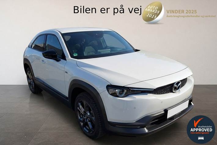 Hvid Mazda MX-30 fra 2023