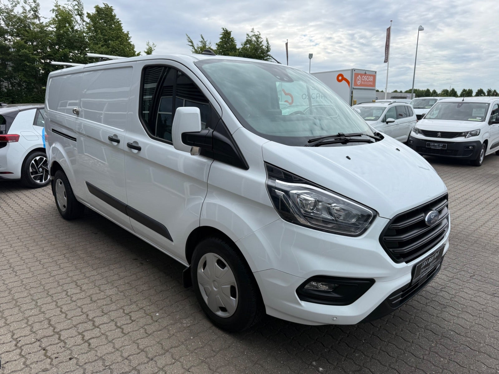 Hvid Ford Transit Custom 300 L2 fra 2022