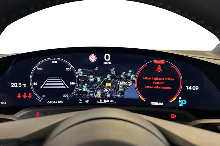Blå Porsche Taycan fra 2020