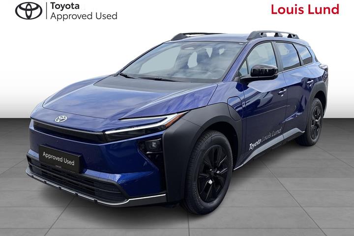 Blå Toyota bZ4X Touring fra 2026
