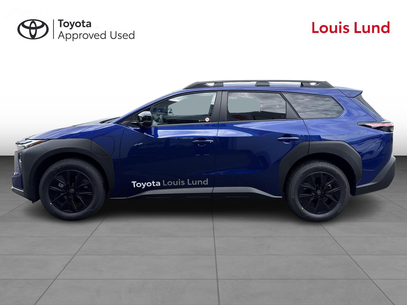 Blå Toyota bZ4X Touring fra 2026
