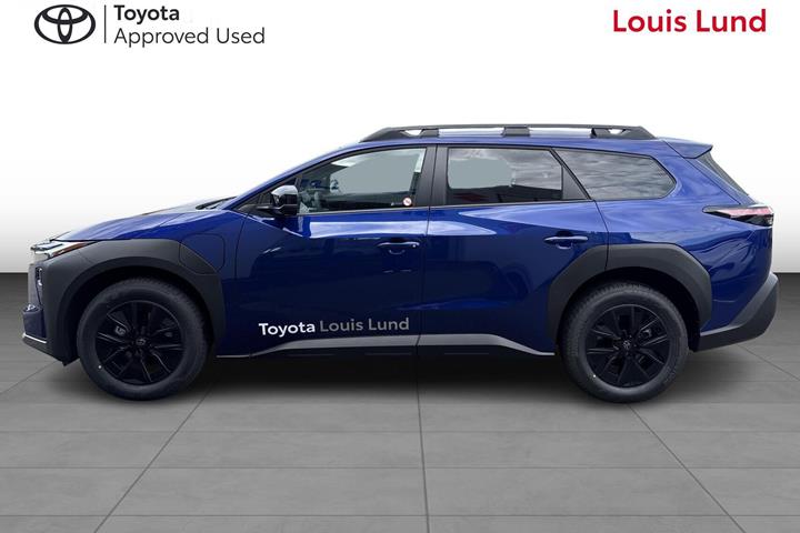 Blå Toyota bZ4X Touring fra 2026
