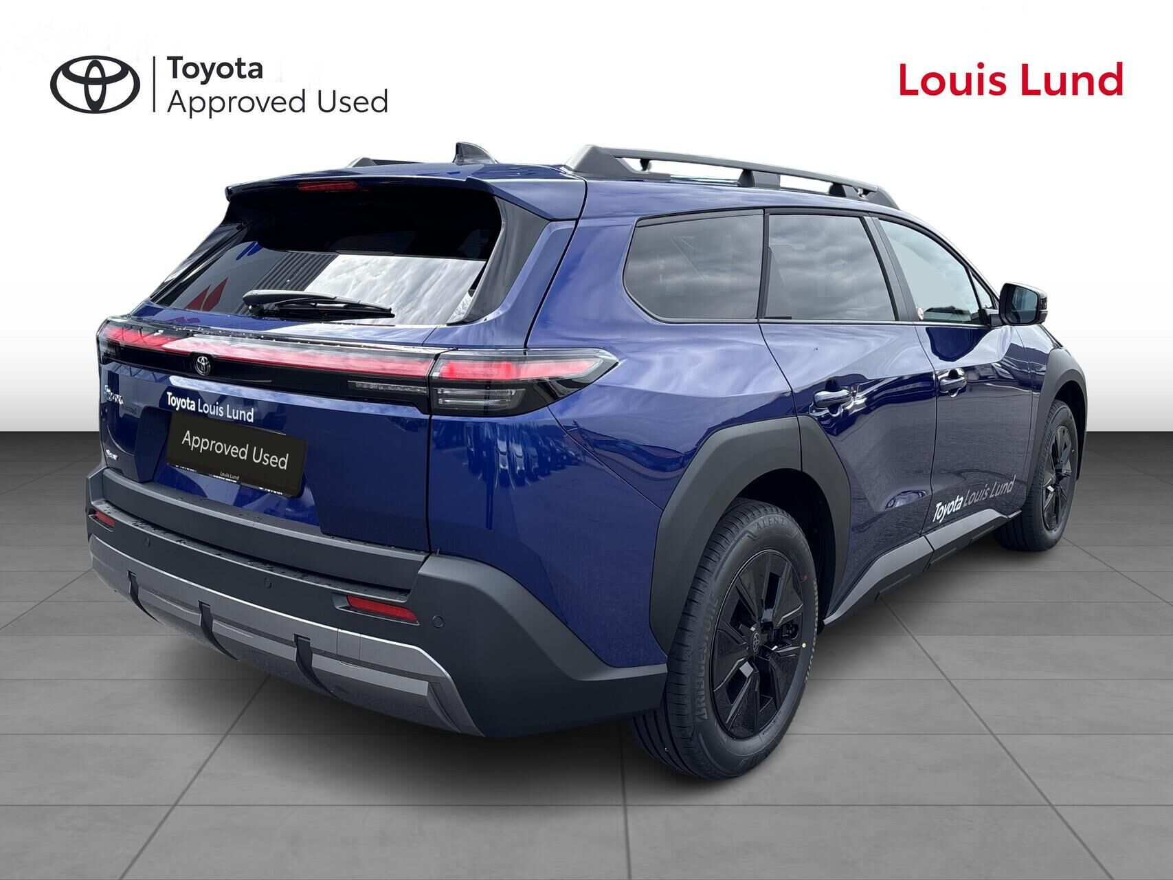 Blå Toyota bZ4X Touring fra 2026