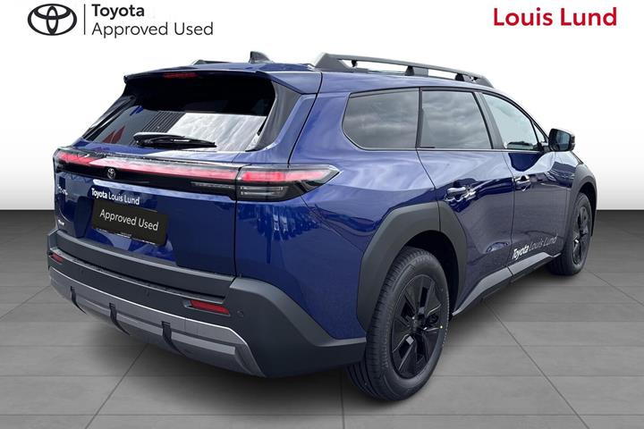 Blå Toyota bZ4X Touring fra 2026