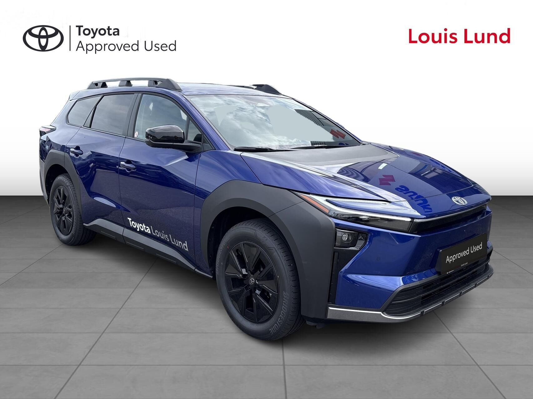 Blå Toyota bZ4X Touring fra 2026