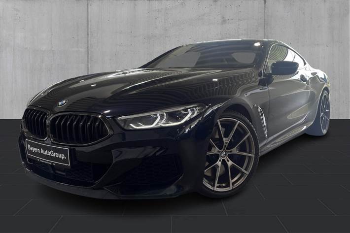 Sort BMW M850i fra 2020