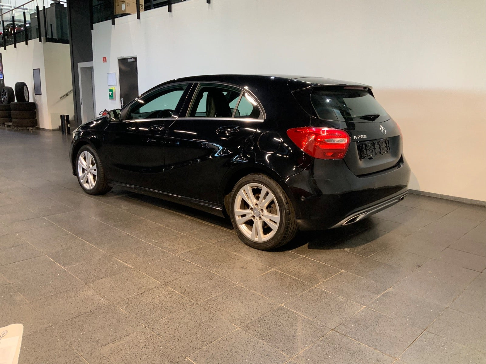 Sort Mercedes A200 fra 2015