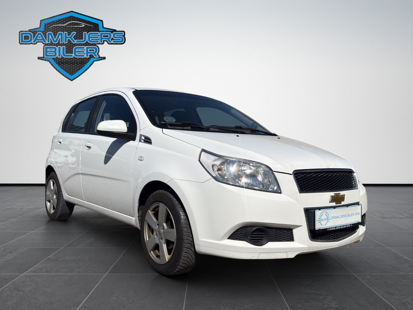 Hvid Chevrolet Aveo fra 2010