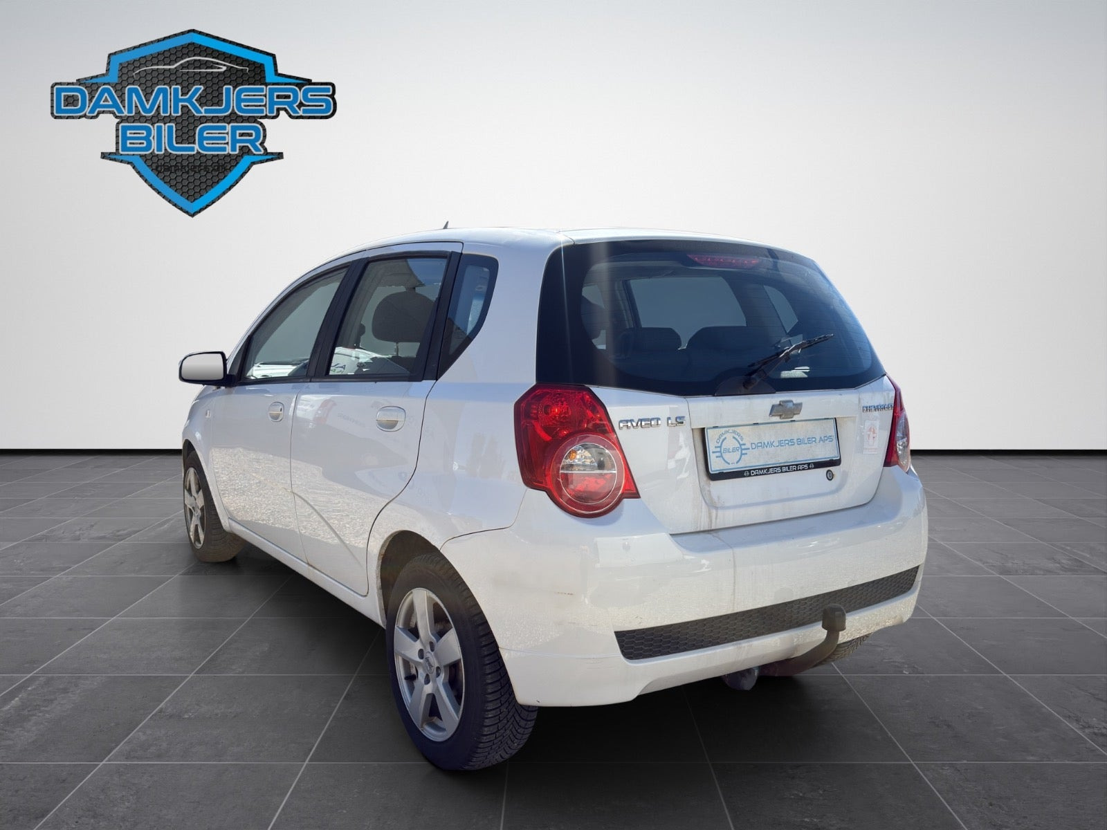 Hvid Chevrolet Aveo fra 2010