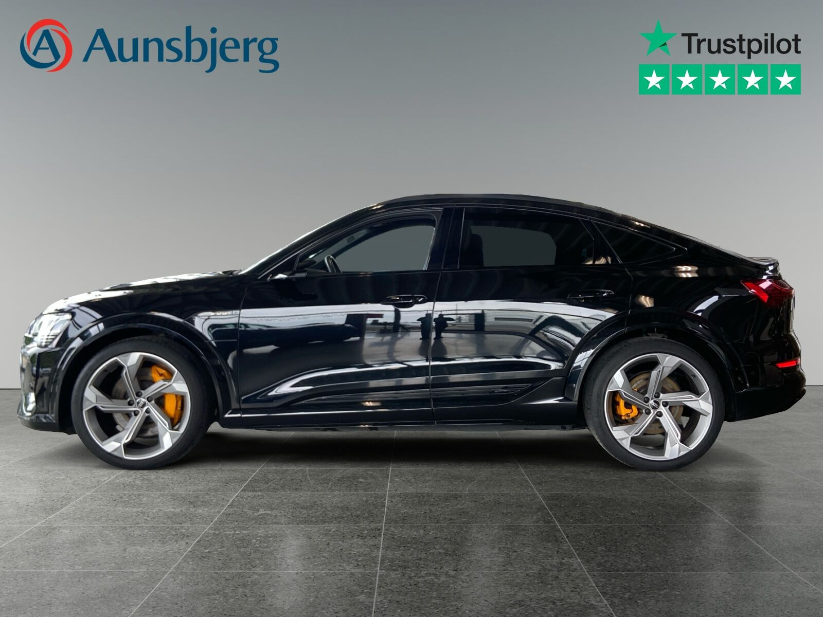 Sort Audi e-tron S fra 2022