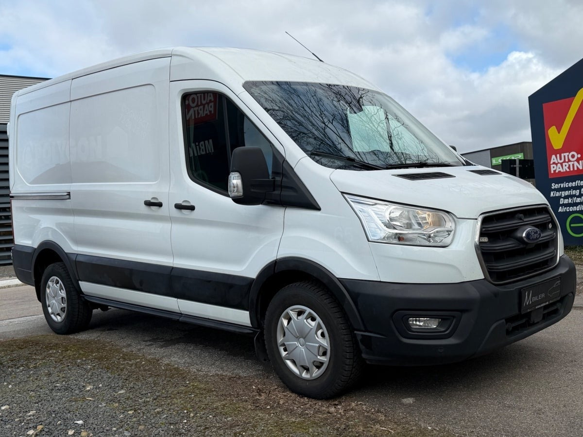 Hvid Ford Transit 350 L2 Van fra 2020