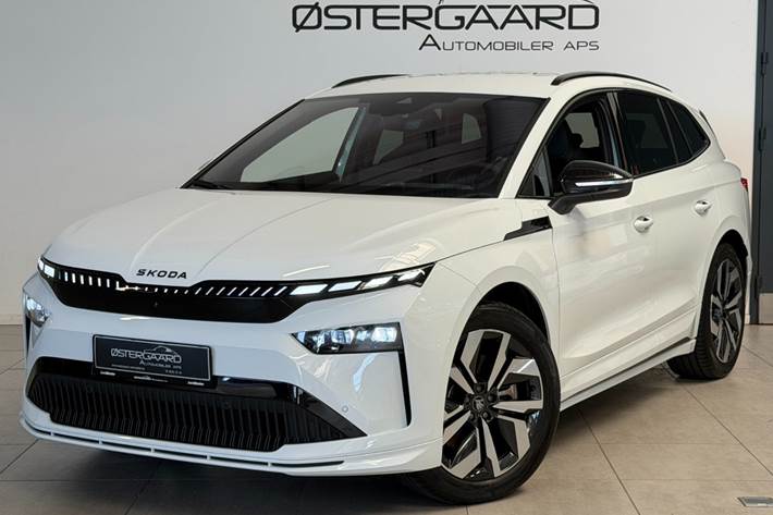 Hvid Skoda Enyaq fra 2026