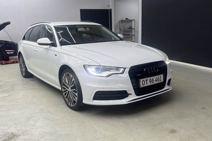 Hvid Audi A6 fra 2014