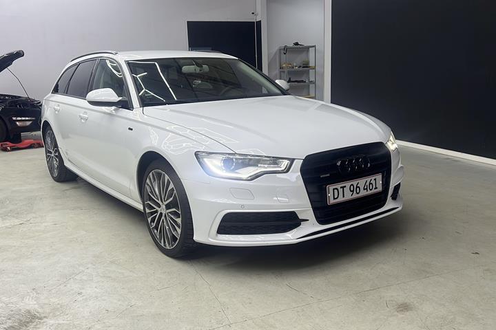 Hvid Audi A6 fra 2014