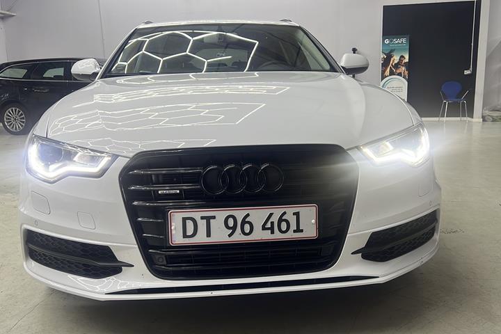 Hvid Audi A6 fra 2014